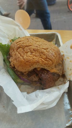 ziggy burger at HipCityVeg - 7th St in Washington