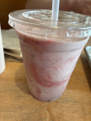 Strawberry Feels Forever seasonal milkshake, May & June  at HipCityVeg - 7th St in Washington