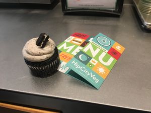 Oreo Cupcake - really really tasty at HipCityVeg - 7th St in Washington