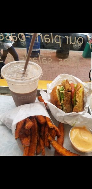 The chocolate shake was my favorite! at HipCityVeg - 7th St in Washington