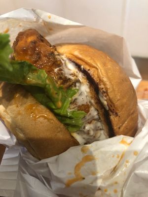 Buffalo Blue ChickN Sandwich  at HipCityVeg - 7th St in Washington