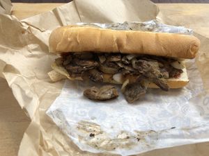 Philly steak remake at HipCityVeg - 7th St in Washington