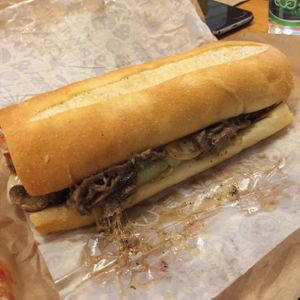Philly cheesesteak  at HipCityVeg - 7th St in Washington