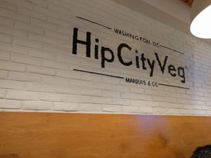 Inside Wall at HipCityVeg - 7th St in Washington