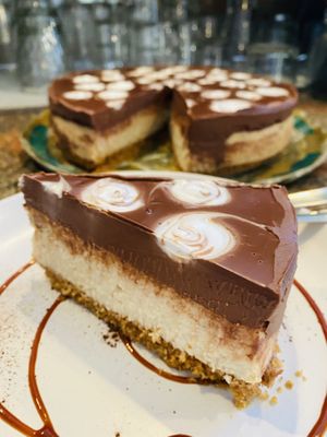 Torta al cocco e cioccolato  at Loving Hut in Rimini