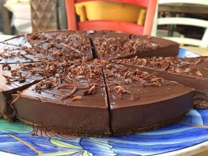 Cheesecake cioccolato  at Loving Hut in Rimini