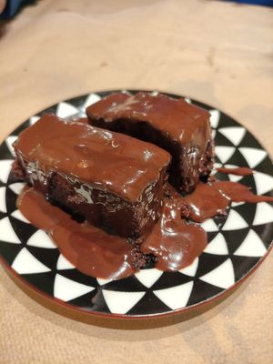 Chocolate cake #Veganuary at Trivoli Vegan Kafeneio in Athens