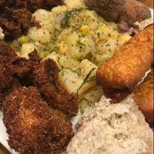 appetizers  at Trivoli Vegan Kafeneio in Athens