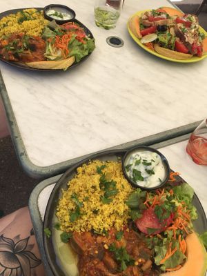 Out meals at Salon de the UniVert in Montignac