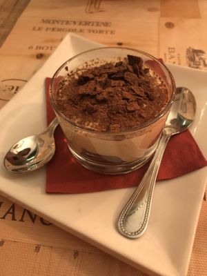 Vegan tiramisu    at Ai 6 Angoli in Brussels