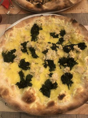 Tofu and spinach   at Ai 6 Angoli in Brussels