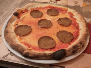 Vegan Diavola at Ai 6 Angoli in Brussels