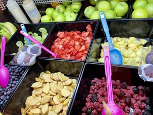 fruit at Wonder Waffel in Berlin