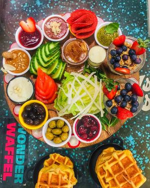 WonderWaffel Breakfast 
 at Wonder Waffel in Berlin