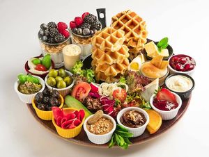 Das Frühstück ist die wichtigste Mahzeit des Tages! at Wonder Waffel in Berlin