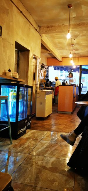 Inside at Franz Soupmarine in Heidelberg