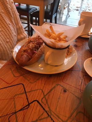 Vegan Moving Mountains Hot Dog at Lounges - Drago Lounge in Newport