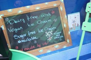 Vegan Ice-cream yay!  at Ciuri Ciuri in Falmouth