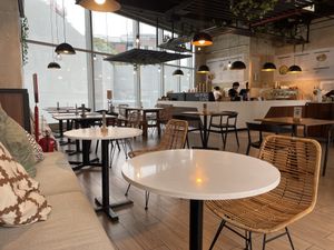 Inside  at Quinoa Cafe in Lima