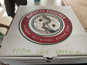 Vegan cheese  at Rovente Pizzeria - East Side in Portland