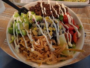 taco salad at By Chloe in Los Angeles