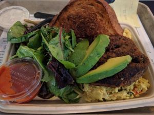 scramble at By Chloe in Los Angeles