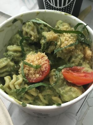Avocado pesto pasta  at By Chloe in Los Angeles