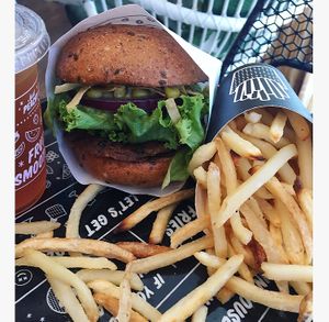 The Gauc Burger at By Chloe in Los Angeles