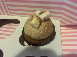 Pumpkin cupcake  at By Chloe in Los Angeles