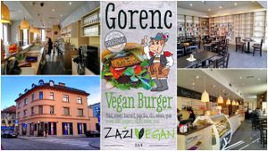Zaziv Vegan Bistro Ljubljana at Zaziv Vegan Bistro in Ljubljana