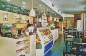 interior  at Zaziv Vegan Bistro in Ljubljana