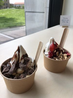 Cashew based soft serve  at Minù in Lund