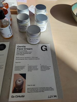 Very good handmade product at Minù in Lund