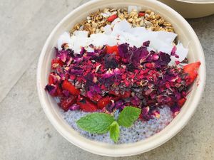 Classic chia bowl at Coco Bowls in Warsaw