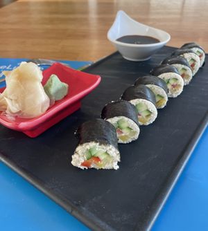 Vegan sushi   at TheLifeCo Akra Antalya Wellbeing and Detox Center in Antalya
