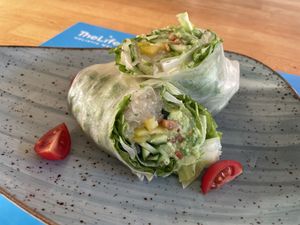 Wrap with avocado cream   at TheLifeCo Akra Antalya Wellbeing and Detox Center in Antalya