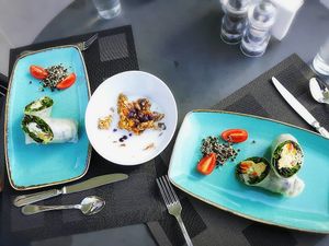 Vegan wraps & vegan granola at TheLifeCo Akra Antalya Wellbeing and Detox Center in Antalya