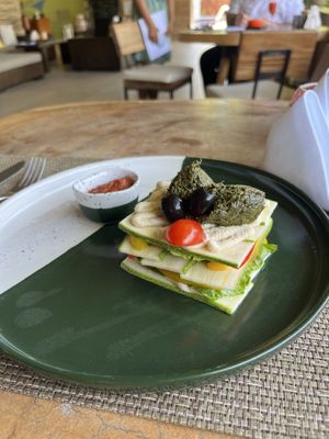raw lasagna  at The LifeCo Detox in Phuket