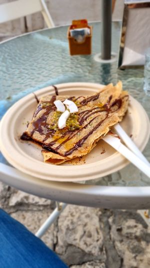 Vegan crepe at Joya Canti di Stagione in Polignano A Mare