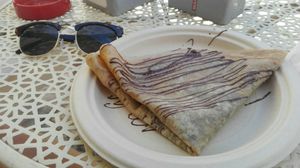 The disappointing nutella crepe at Joya Canti di Stagione in Polignano A Mare
