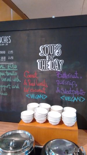 Daily menu at Newton Dee Cafe in Aberdeen