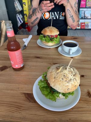 tempeh sandwich at Zemsta in Poznan
