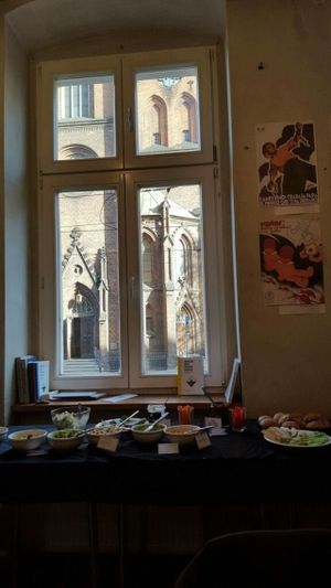 Great fresh bread with tasty additions at Zemsta in Poznan