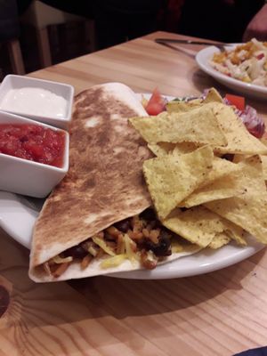 Vegan burrito  at Zemsta in Poznan