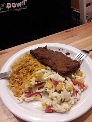 Vegan cotlet  at Zemsta in Poznan