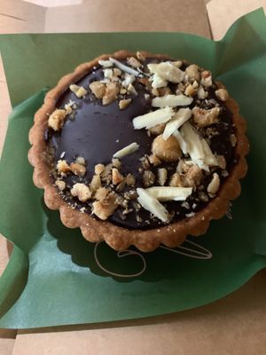 hazelnut ganache tart at Confectionery! in New York City