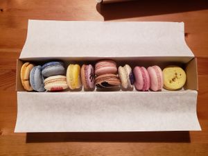 selection of macaron at Confectionery! in New York City