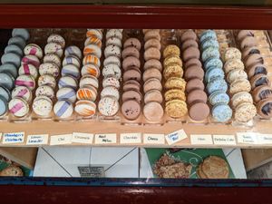 selection of macaroons at Confectionery! in New York City