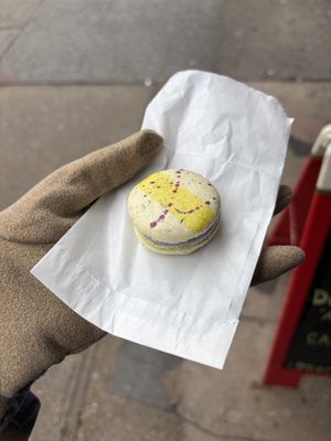 Elderberry macaron   at Confectionery! in New York City