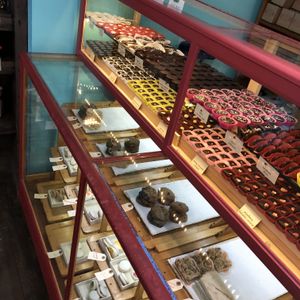 Display case at Confectionery! in New York City